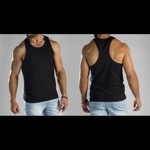 Brand new Aussiebum Pima Cotton Singlet - Black and White